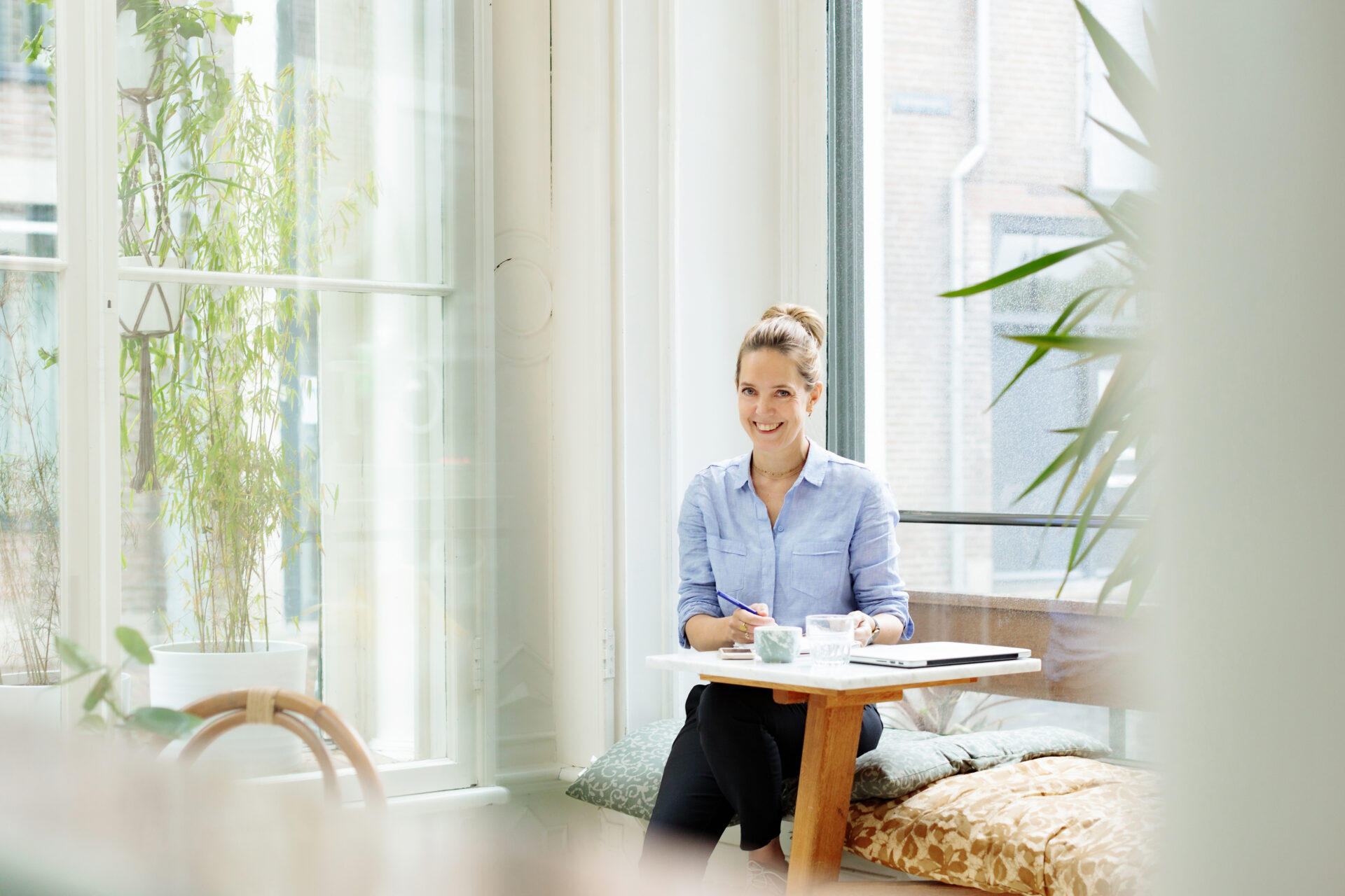 Greetje in een professionele setting